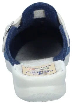 Damen Die moderne Hausfrau Hausschuhe blau