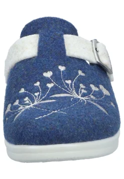 Damen Die moderne Hausfrau Hausschuhe blau