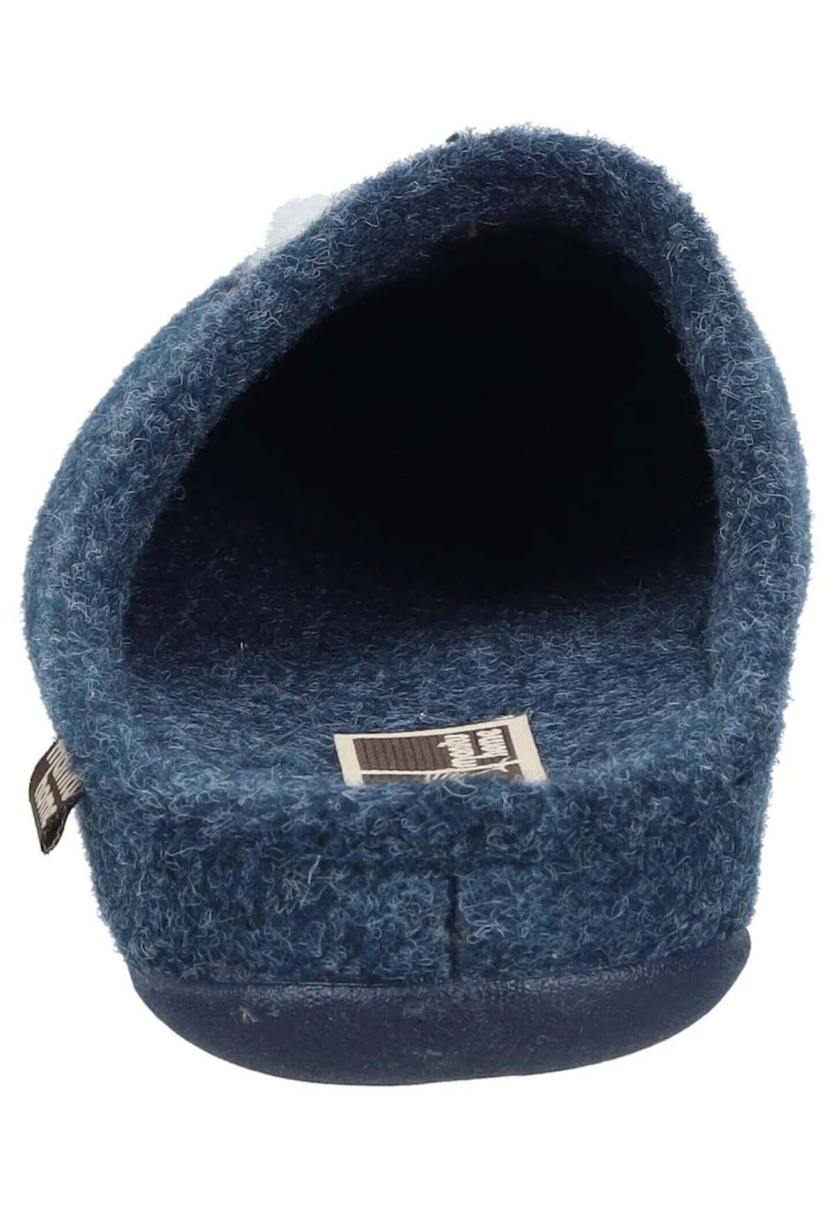 Herren Die moderne Hausfrau Hausschuhe blau