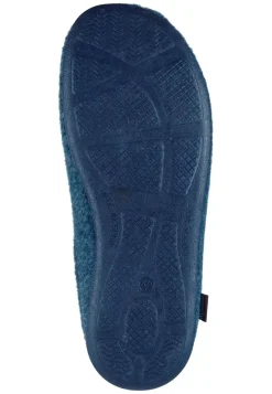 Herren Die moderne Hausfrau Hausschuhe blau