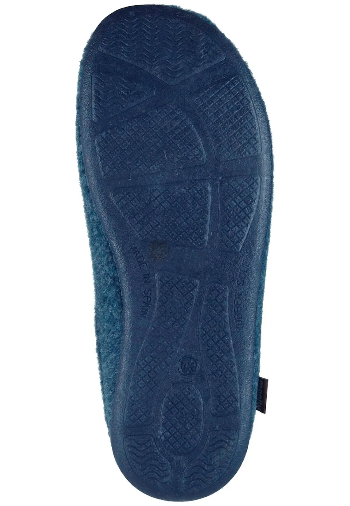 Herren Die moderne Hausfrau Hausschuhe blau