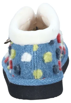 Damen Die moderne Hausfrau Hausschuhe blau