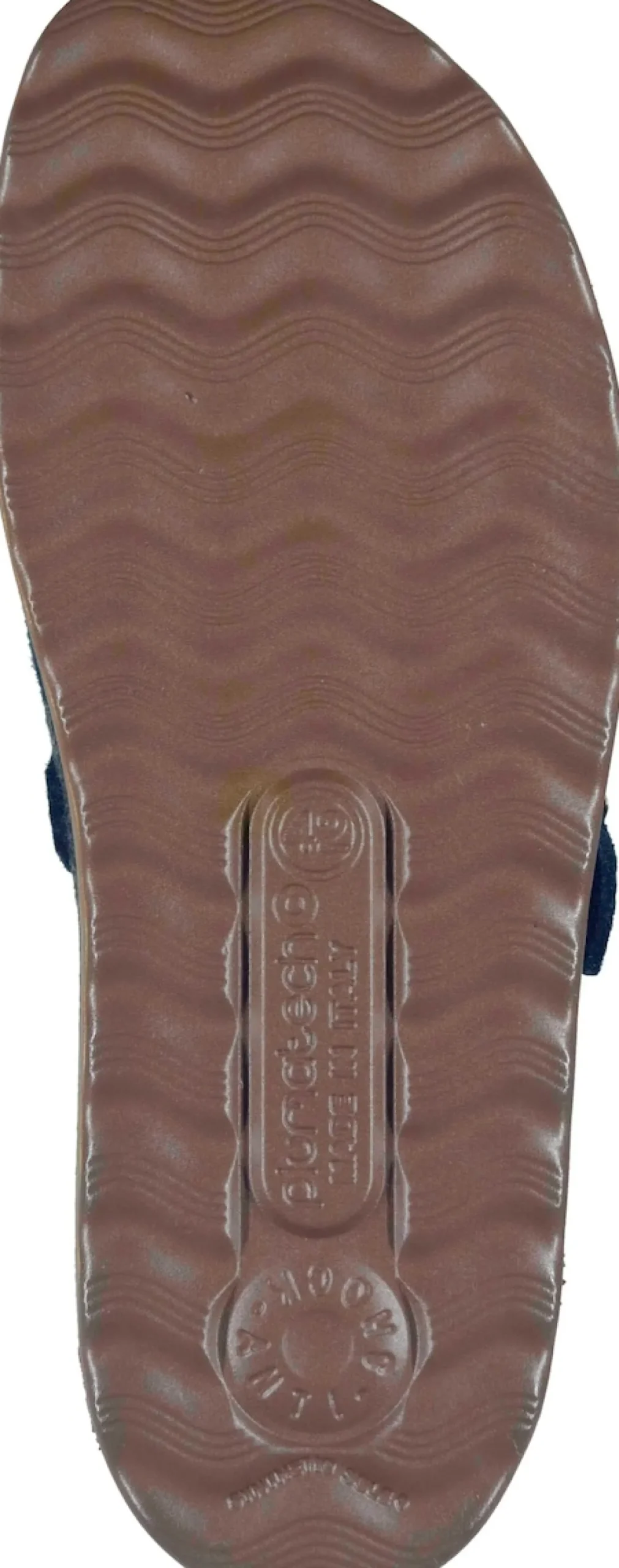 Herren Die moderne Hausfrau Hausschuhe blau