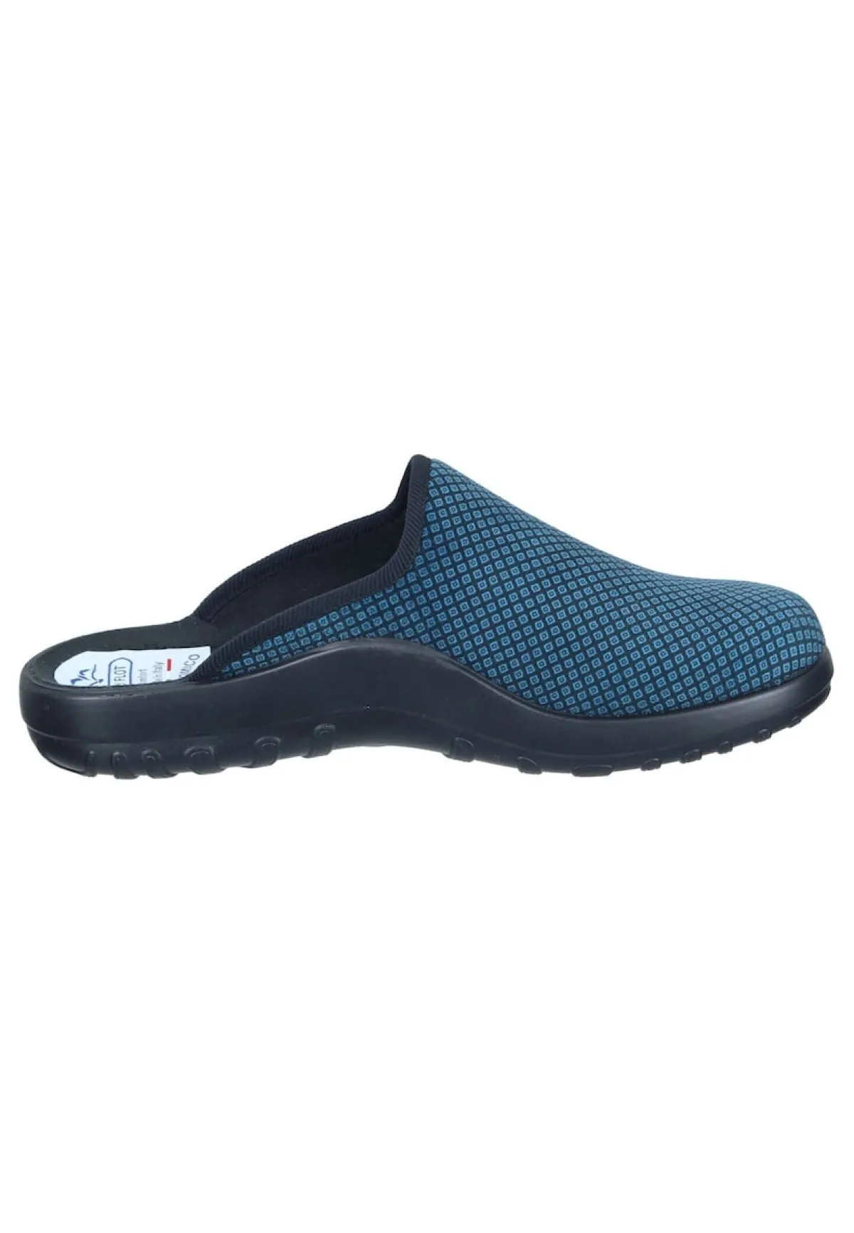 Herren Die moderne Hausfrau Hausschuhe blau