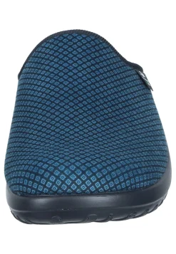 Herren Die moderne Hausfrau Hausschuhe blau