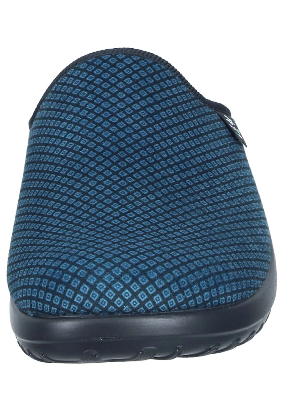 Herren Die moderne Hausfrau Hausschuhe blau