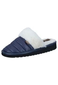 Damen Die moderne Hausfrau Hausschuhe blau