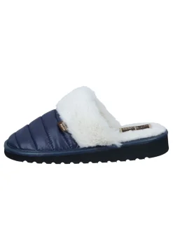 Damen Die moderne Hausfrau Hausschuhe blau