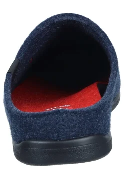 Herren Die moderne Hausfrau Hausschuhe blau