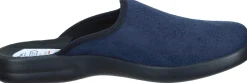 Herren Die moderne Hausfrau Hausschuhe blau