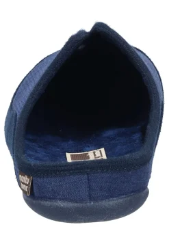 Herren Die moderne Hausfrau Hausschuhe blau