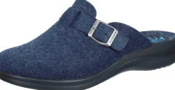 Damen Die moderne Hausfrau Hausschuhe blau