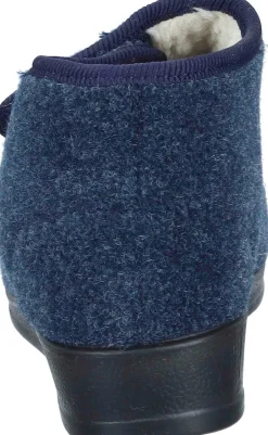 Damen Die moderne Hausfrau Hausschuhe blau