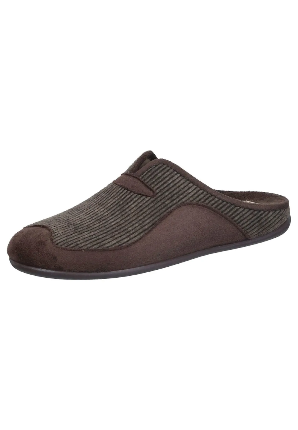 Herren Die moderne Hausfrau Hausschuhe braun