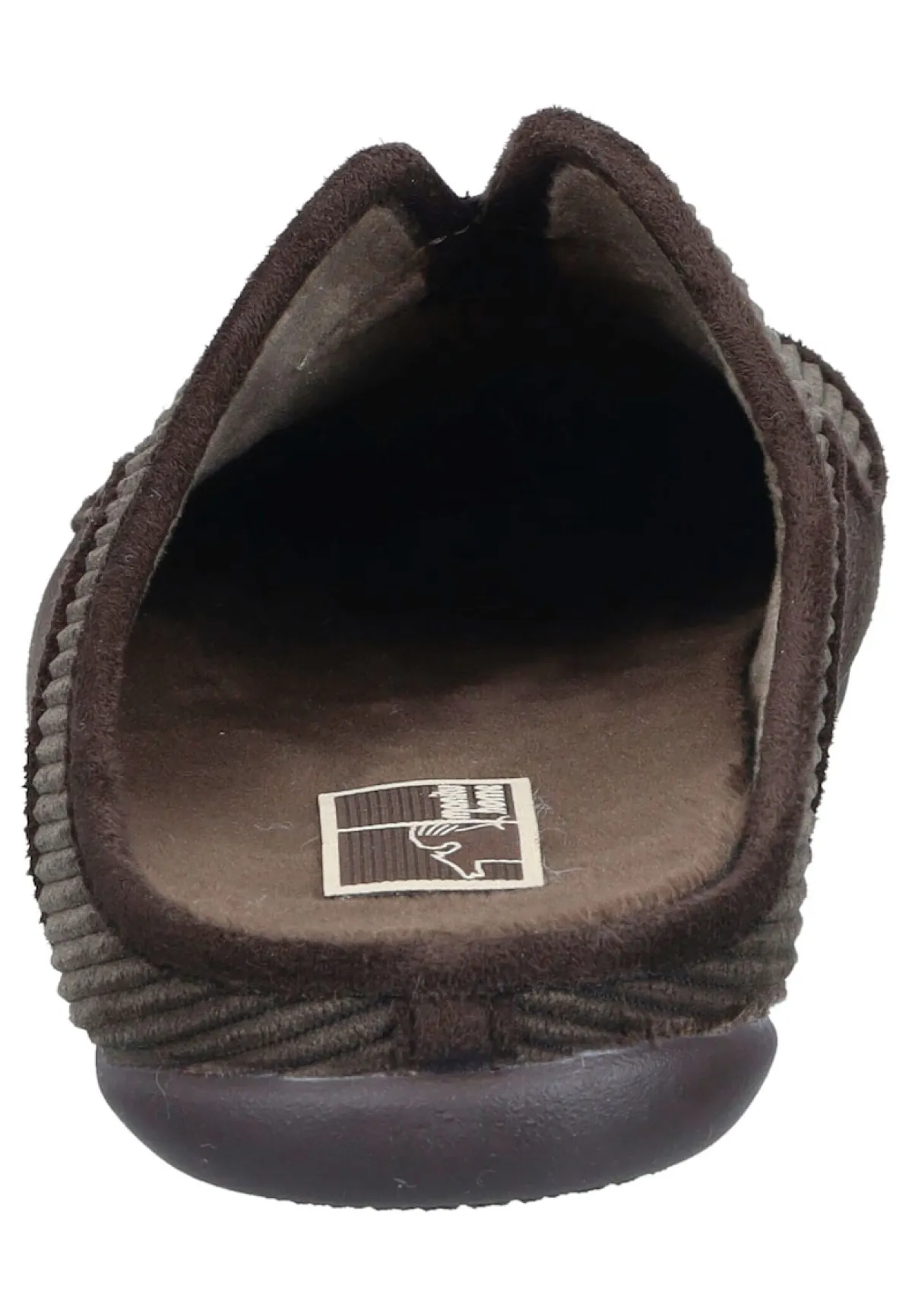 Herren Die moderne Hausfrau Hausschuhe braun