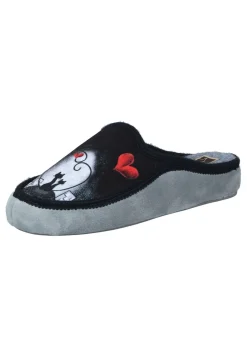 Damen Die moderne Hausfrau Hausschuhe grau