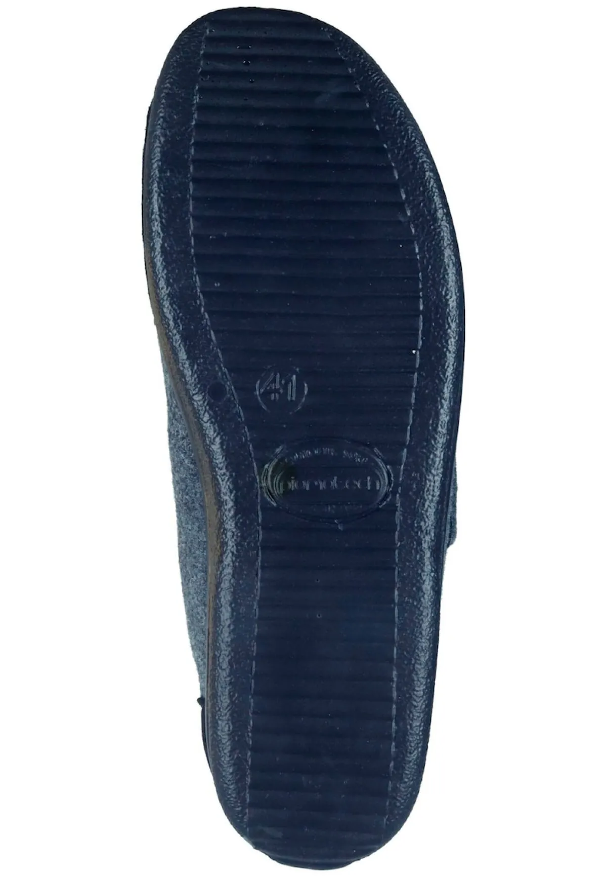 Herren Die moderne Hausfrau Hausschuhe grau