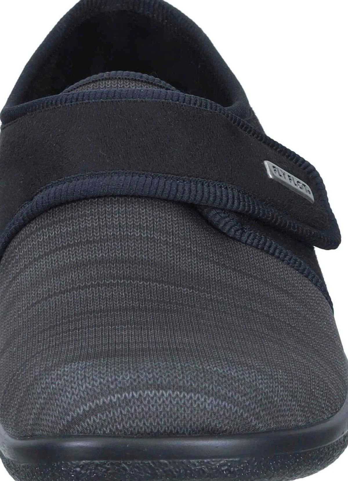 Herren Die moderne Hausfrau Hausschuhe grau