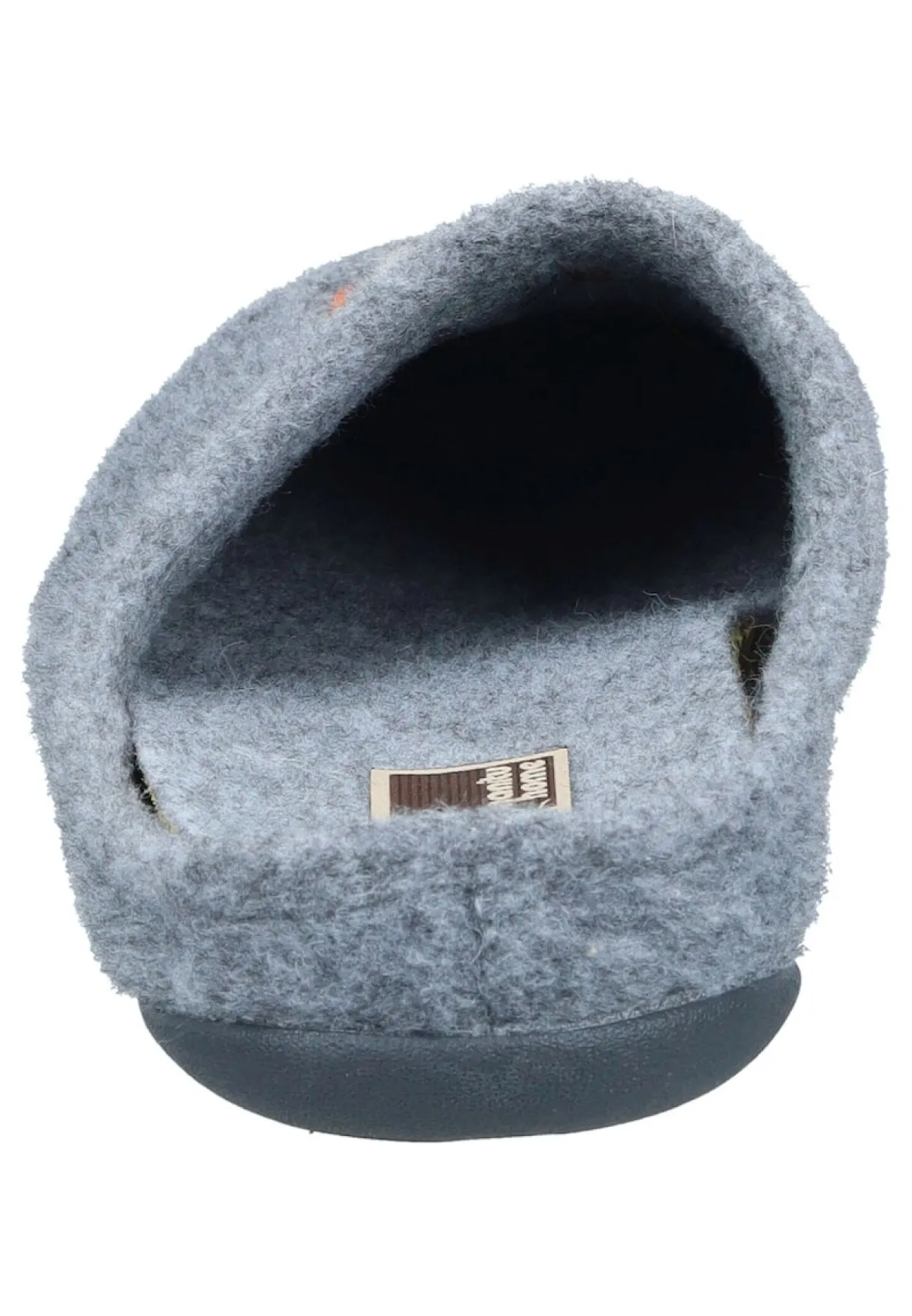 Herren Die moderne Hausfrau Hausschuhe grau