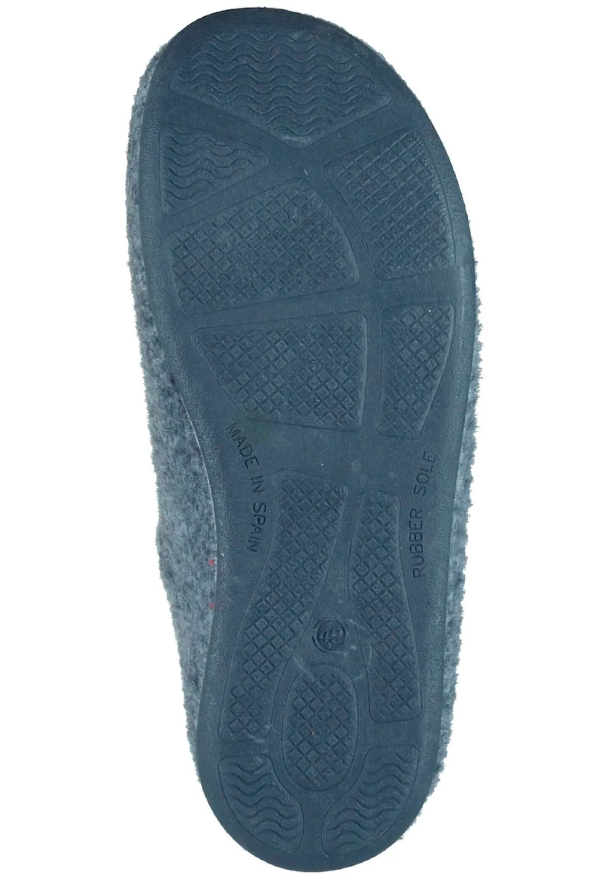 Herren Die moderne Hausfrau Hausschuhe grau