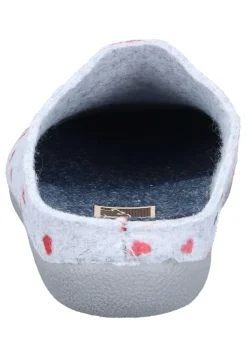 Damen Die moderne Hausfrau Hausschuhe grau