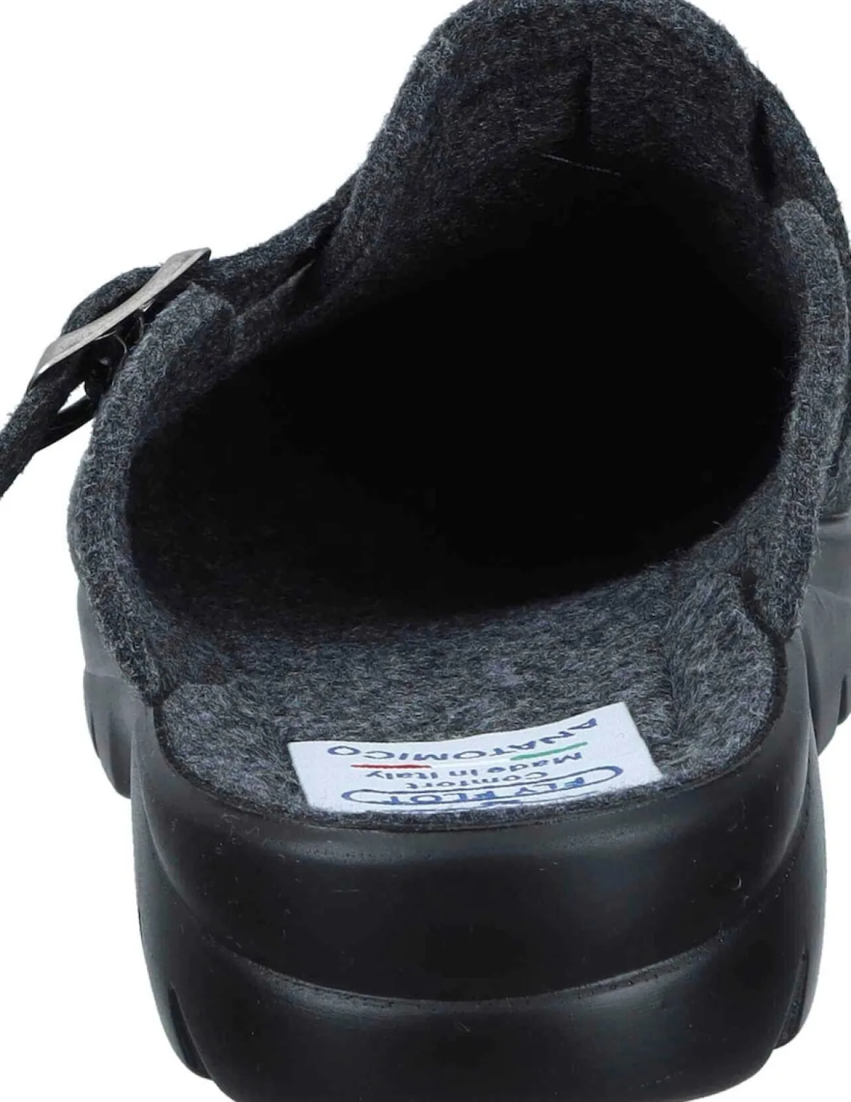 Herren Die moderne Hausfrau Hausschuhe grau