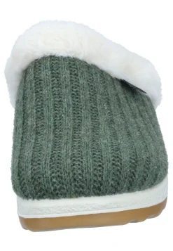 Damen Die moderne Hausfrau Hausschuhe grün