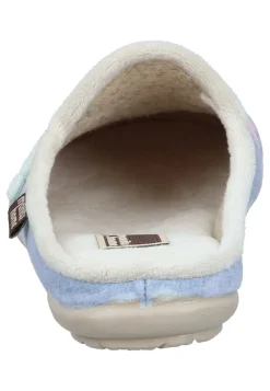 Damen Die moderne Hausfrau Hausschuhe hellblau
