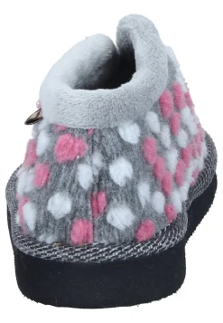 Damen Die moderne Hausfrau Hausschuhe hellgrau