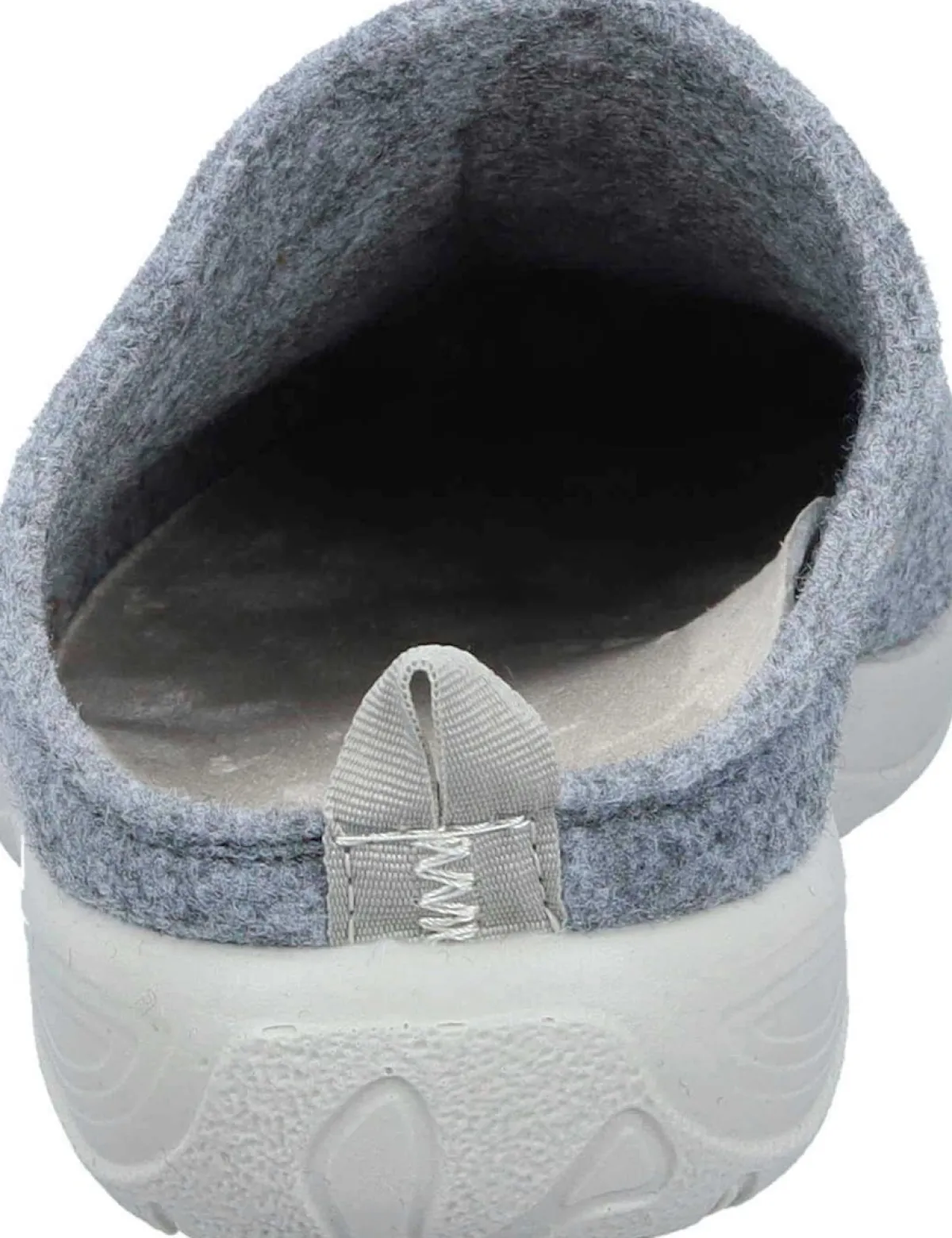 Damen Die moderne Hausfrau Hausschuhe hellgrau