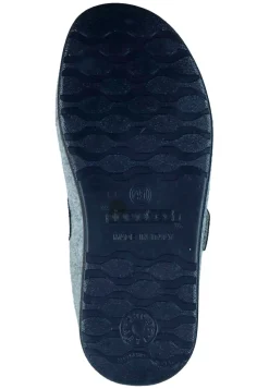 Herren Die moderne Hausfrau Hausschuhe hellgrau