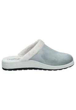 Damen Die moderne Hausfrau Hausschuhe hellgrau