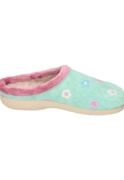 Damen Die moderne Hausfrau Hausschuhe hellgrün