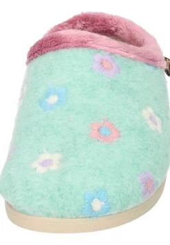 Damen Die moderne Hausfrau Hausschuhe hellgrün