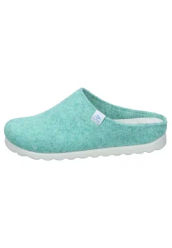Damen Die moderne Hausfrau Hausschuhe hellgrün