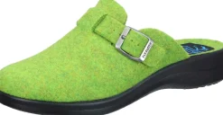 Damen Die moderne Hausfrau Hausschuhe hellgrün