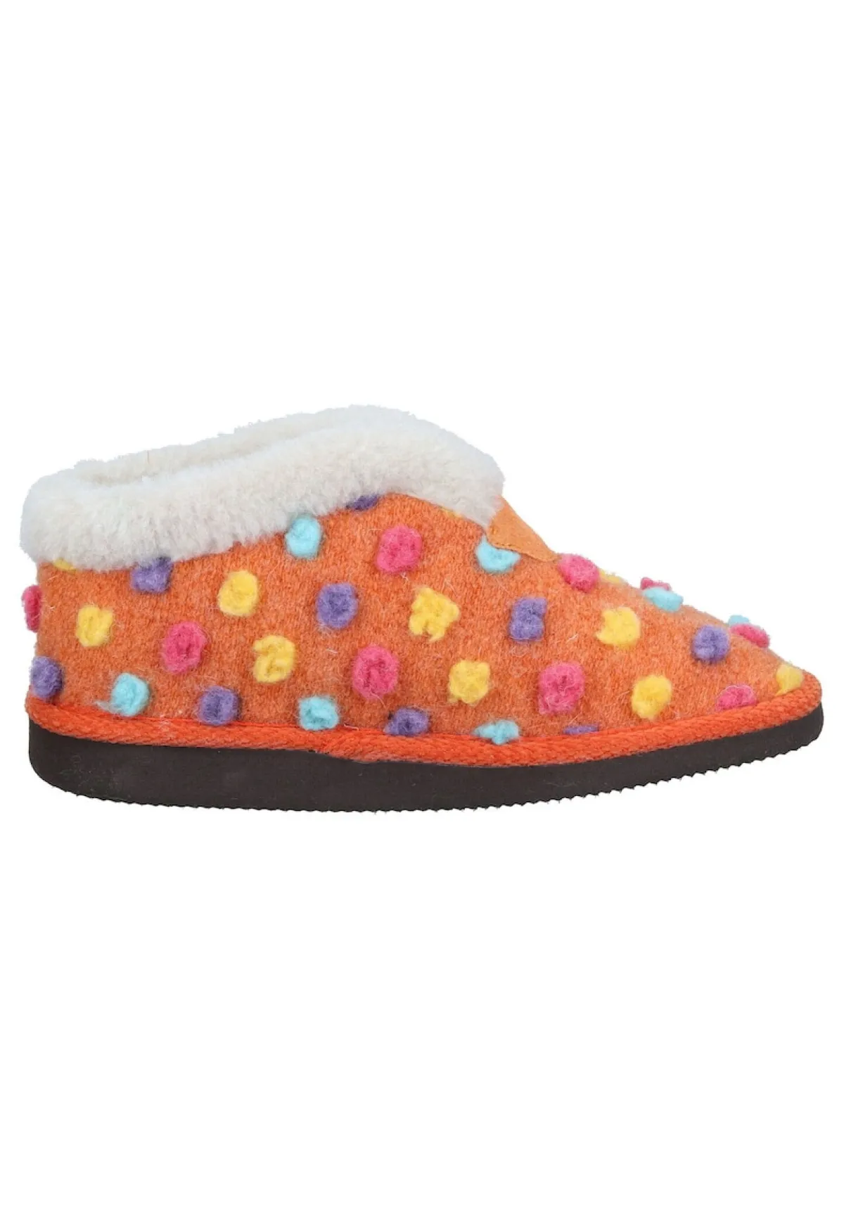 Damen Die moderne Hausfrau Hausschuhe orange