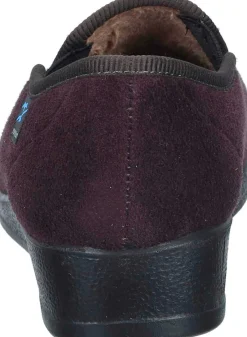 Damen Die moderne Hausfrau Hausschuhe pflaume