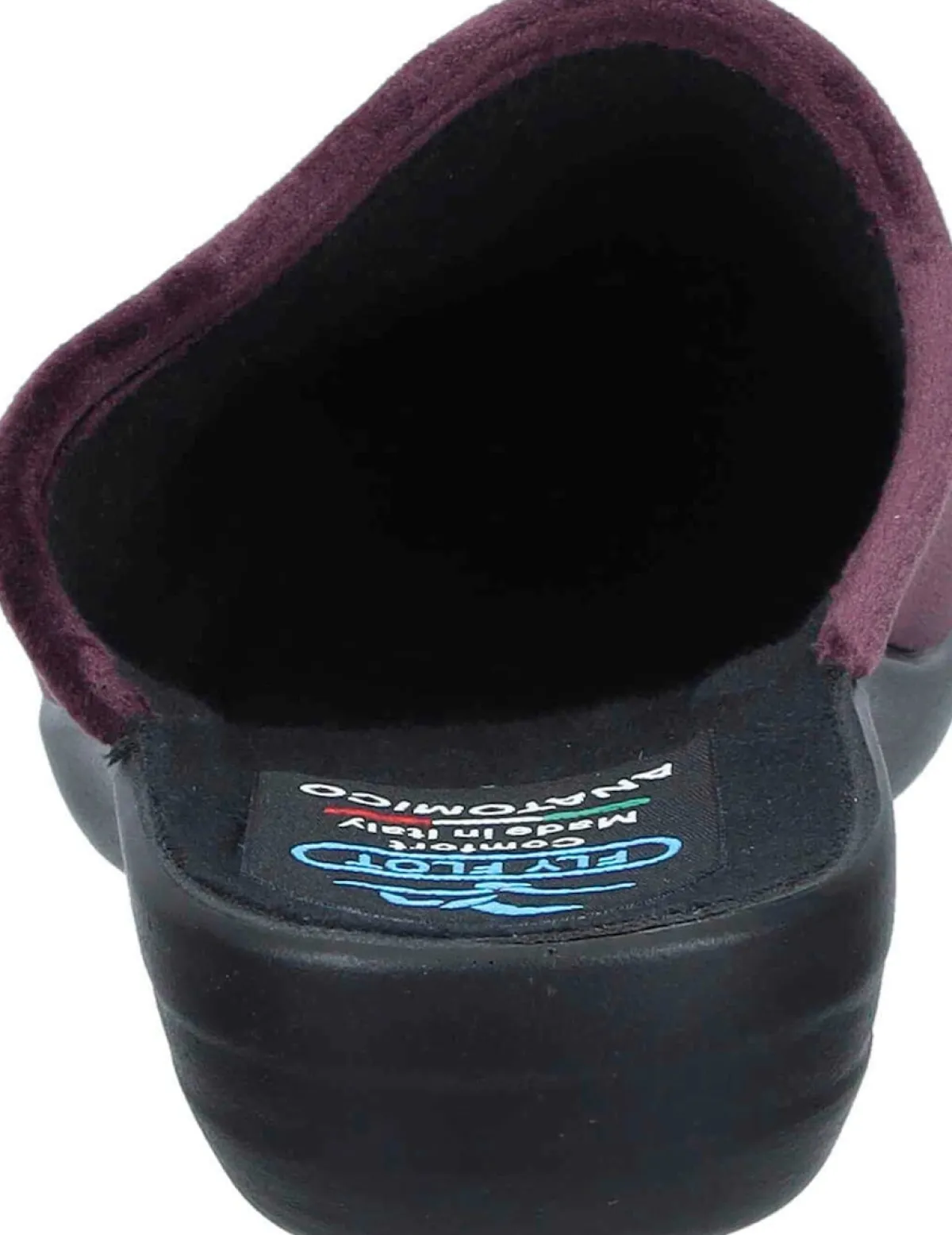 Damen Die moderne Hausfrau Hausschuhe pflaume