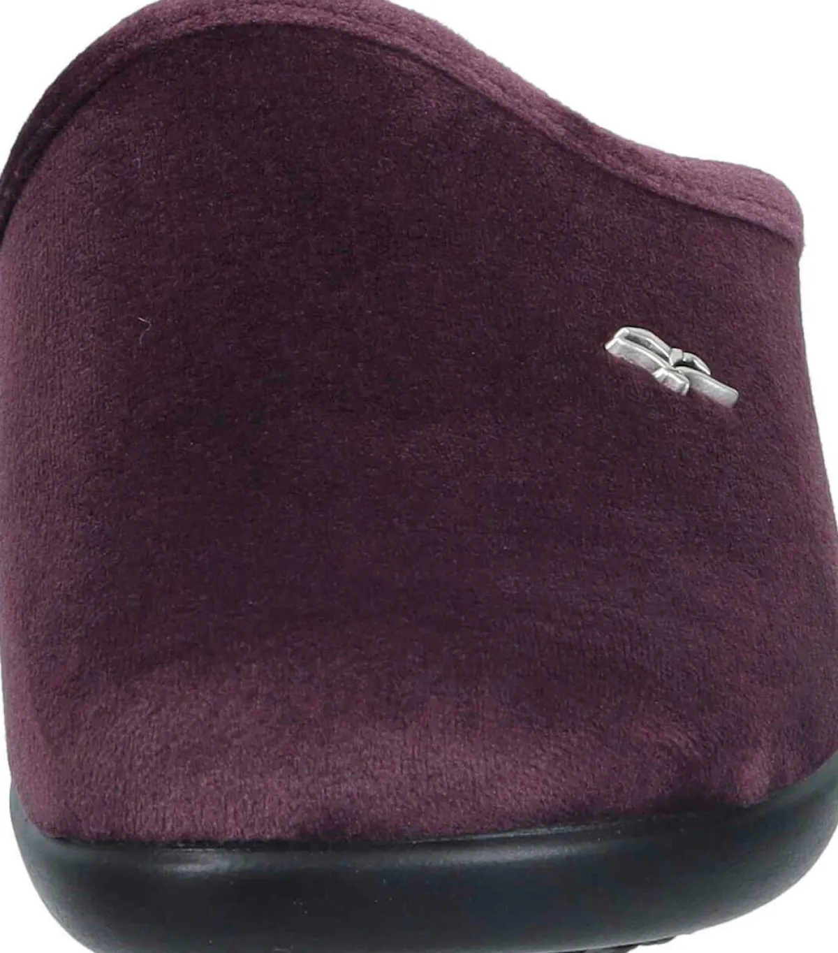 Damen Die moderne Hausfrau Hausschuhe pflaume