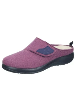 Damen Die moderne Hausfrau Hausschuhe pflaume