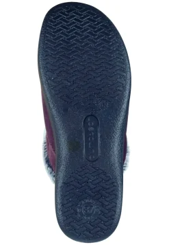 Damen Die moderne Hausfrau Hausschuhe pflaume