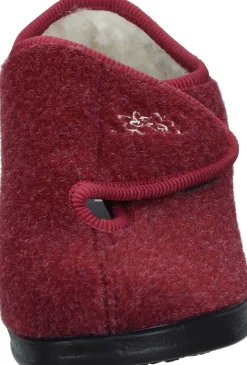 Damen Die moderne Hausfrau Hausschuhe rot