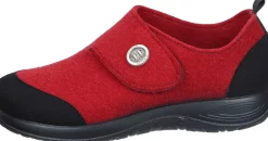 Damen Die moderne Hausfrau Hausschuhe rot