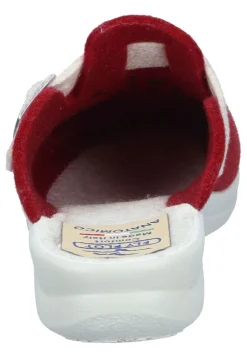 Damen Die moderne Hausfrau Hausschuhe rot