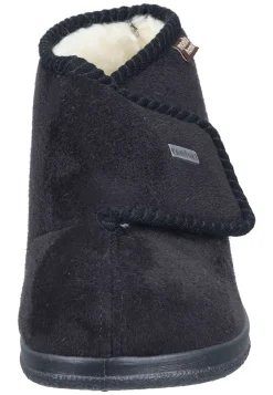 Herren Die moderne Hausfrau Hausschuhe schwarz