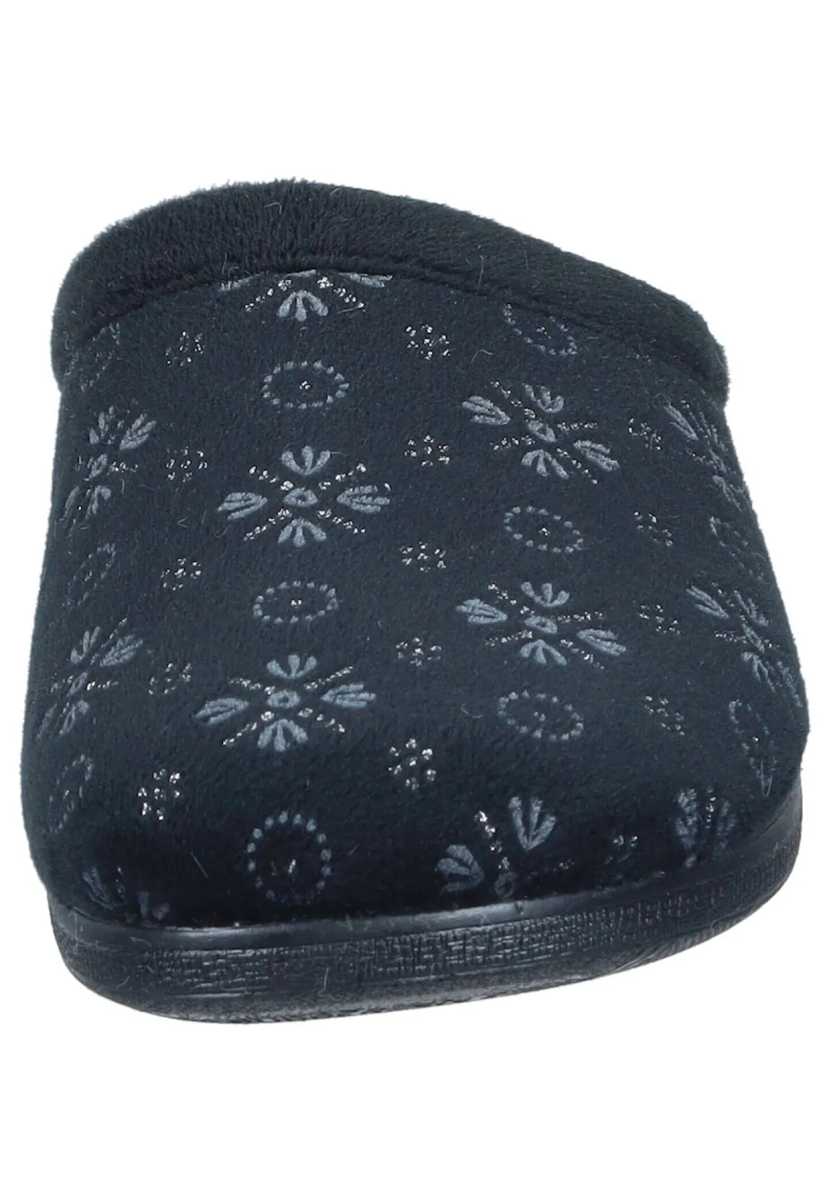 Damen Die moderne Hausfrau Hausschuhe schwarz