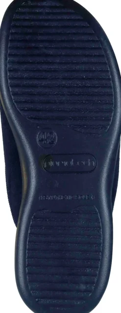 Herren Die moderne Hausfrau Hausschuhe schwarz