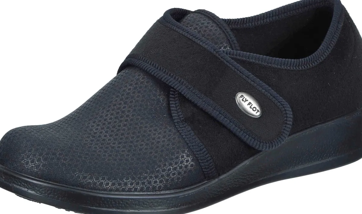 Damen Die moderne Hausfrau Hausschuhe schwarz