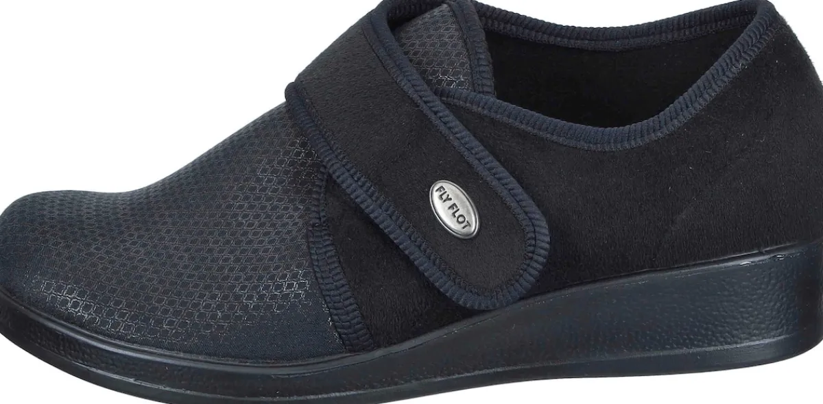 Damen Die moderne Hausfrau Hausschuhe schwarz